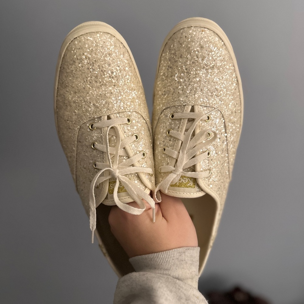 Keds The Platform Glitter Celebration Lace Up
